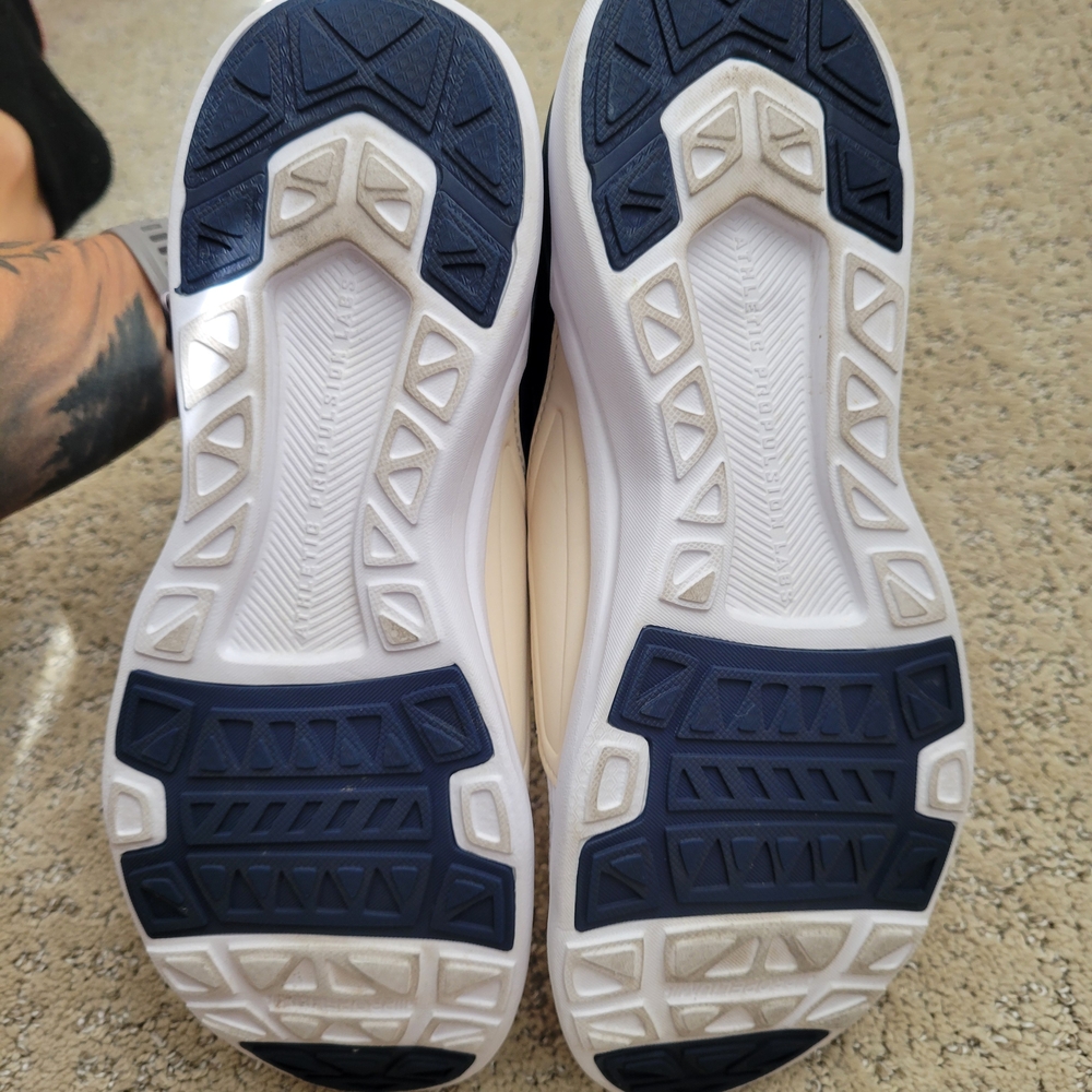APL Women's Slip-On Athletic Sneakers in White, Navy & Beige - Picture 6 of 6